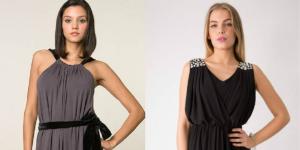 Модные модели длинных, коротких и вечерних платьев в греческом стиле